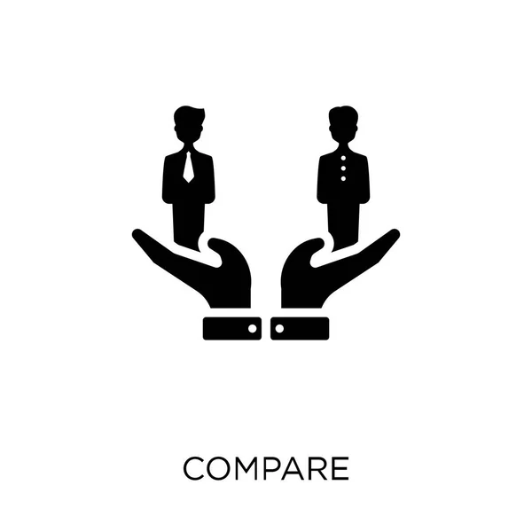 Comparar Icono Comparar Diseño Símbolos Colección Recursos Humanos — Vector de stock