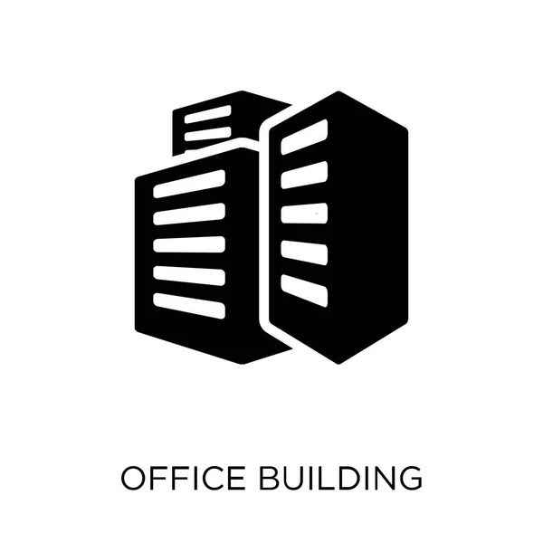 Pictogram Office Gebouw Kantoorgebouw Symbool Ontwerp Van Human Resources Collectie — Stockvector