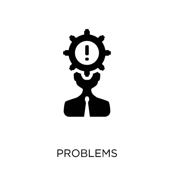 Problemas Icono Problemas Diseño Símbolos Colección Recursos Humanos — Vector de stock