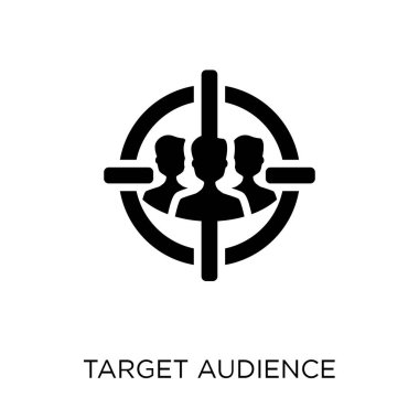 Hedef izleyici simgesi. Hedef izleyici simgesi tasarım insan kaynakları Collection.