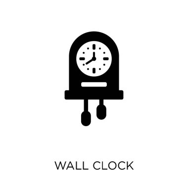 Duvar saat simgesi. Duvar saat sembol tasarımı zaman managemnet Collection.