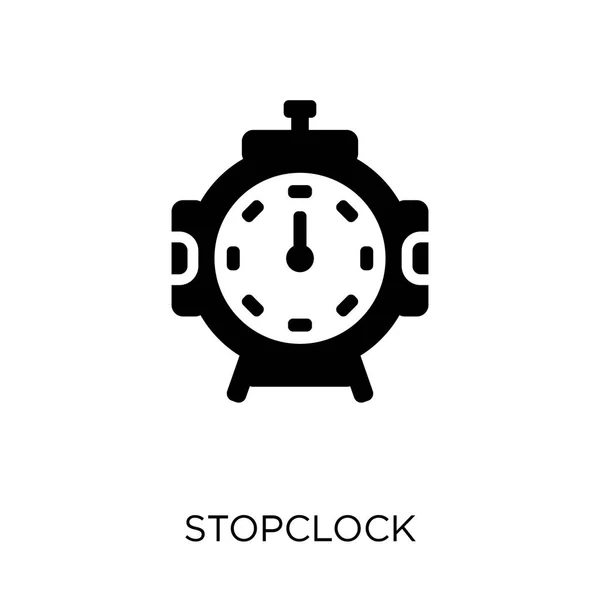 Stopclock Ikon Stopclock Symbol Design Från Tid Förändringsledning Samling — Stock vektor