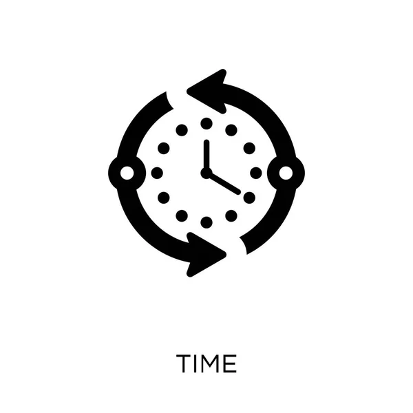 Icono Tiempo Diseño Símbolo Tiempo Colección Time Managemnet — Archivo Imágenes Vectoriales