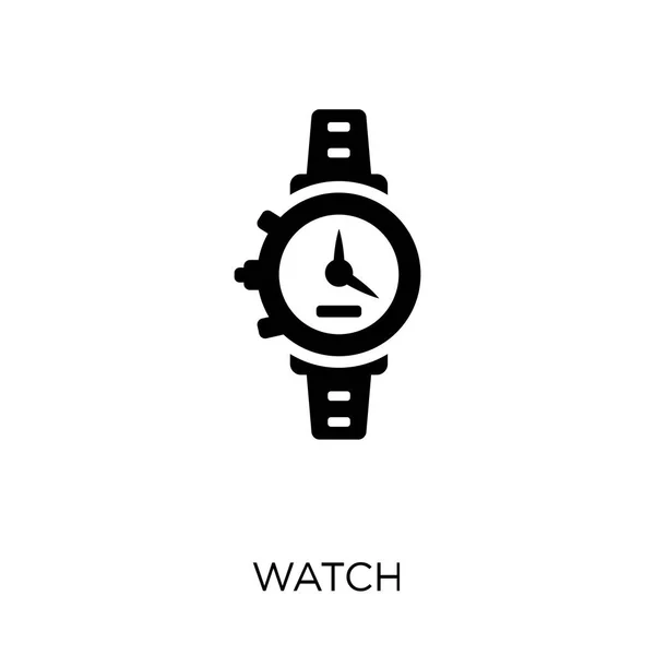 Horloge Pictogram Bekijk Symbool Ontwerp Uit Tijd Vervulde Collectie — Stockvector