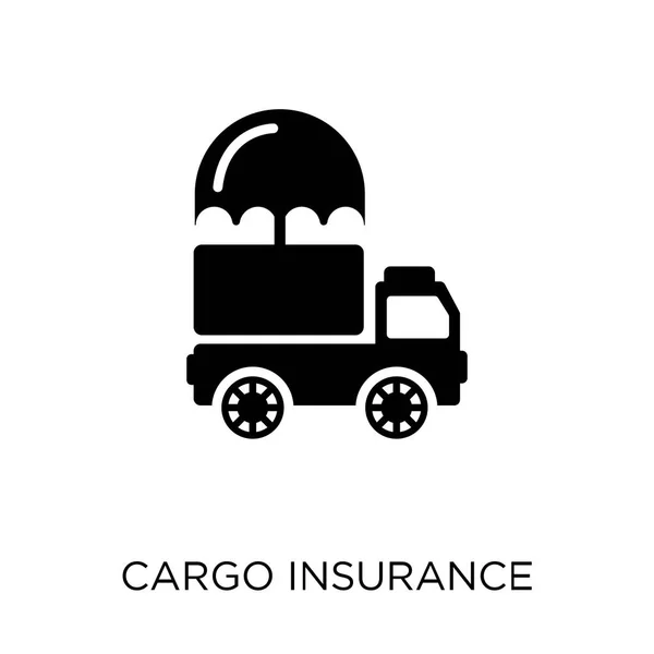 Icona Dell Assicurazione Del Carico Design Del Simbolo Assicurativo Del — Vettoriale Stock