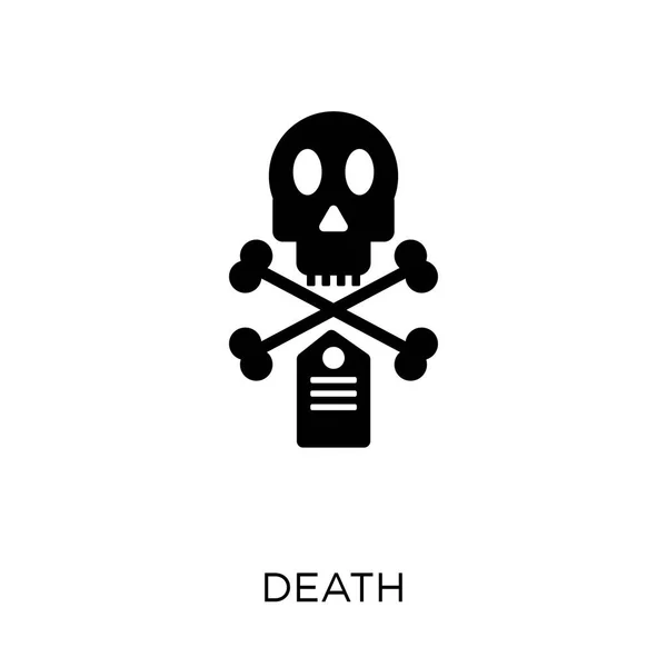 Icono Muerte Diseño Del Símbolo Muerte Colección Insurance — Archivo Imágenes Vectoriales