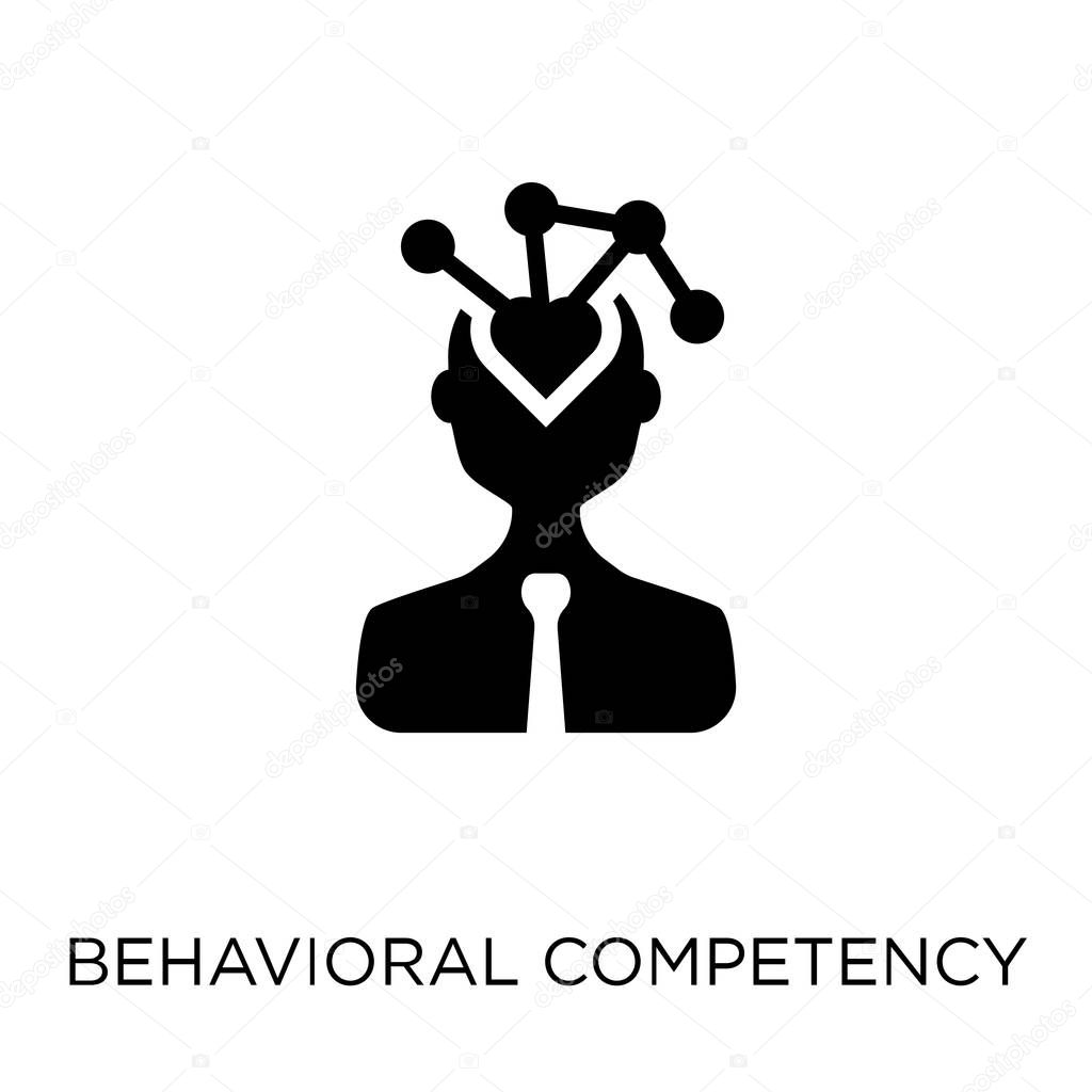 Behavioral competency icon. Behavioral competency symbol design from Time managemnet collection.
