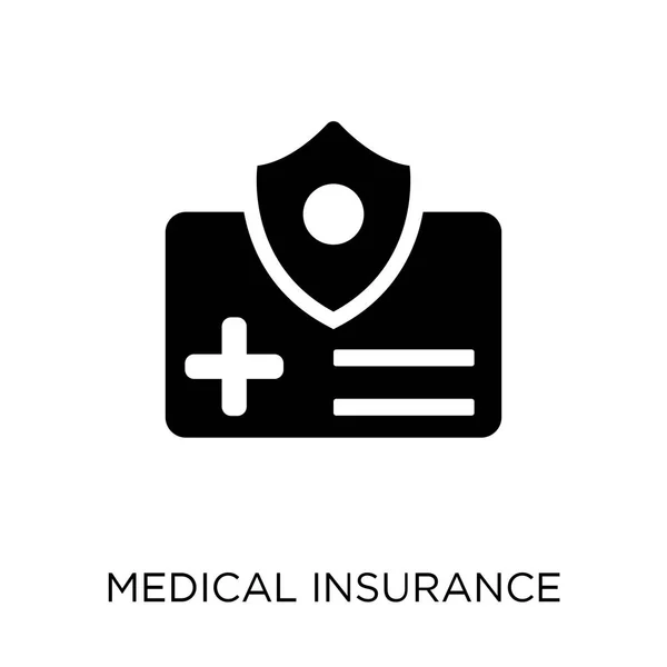 Ikone Der Krankenversicherung Symboldesign Der Krankenversicherung Aus Der Versicherungssammlung — Stockvektor