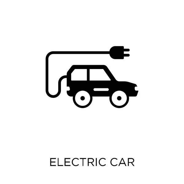 Electric car icon. Electric car symbol design from Transportation collection.