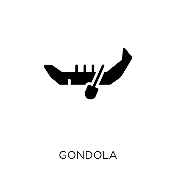 Icona Della Gondola Design Simbolo Gondola Dalla Collezione Transportation — Vettoriale Stock