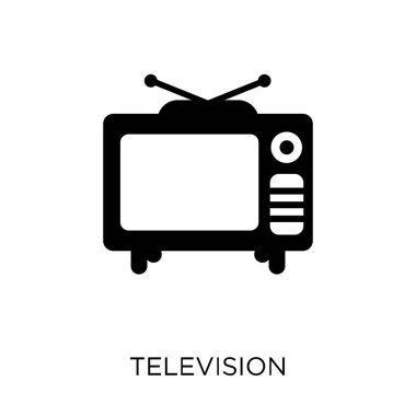 Televizyon simgesi. Televizyon sembol tasarımı elektronik cihazlar Collection.