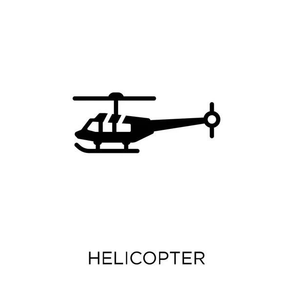 Значок Вертолета Дизайн Символа Вертолета Коллекции Транспорта — стоковый вектор