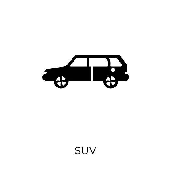 越野车的图标 交通收藏中的 Suv 符号设计 — 图库矢量图片