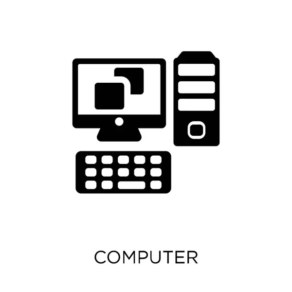 Computersymbol Design Von Computersymbolen Aus Sammlung Elektronischer Geräte — Stockvektor