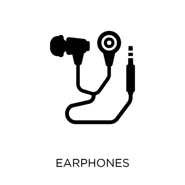 耳机图标 从电子设备集合耳机符号设计 — 图库矢量图片