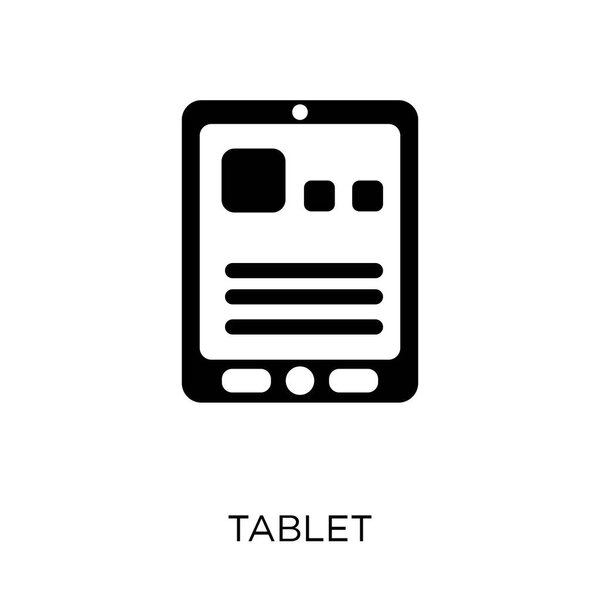 Tablet icon. Tablet symbol design from Electronic devices collection.