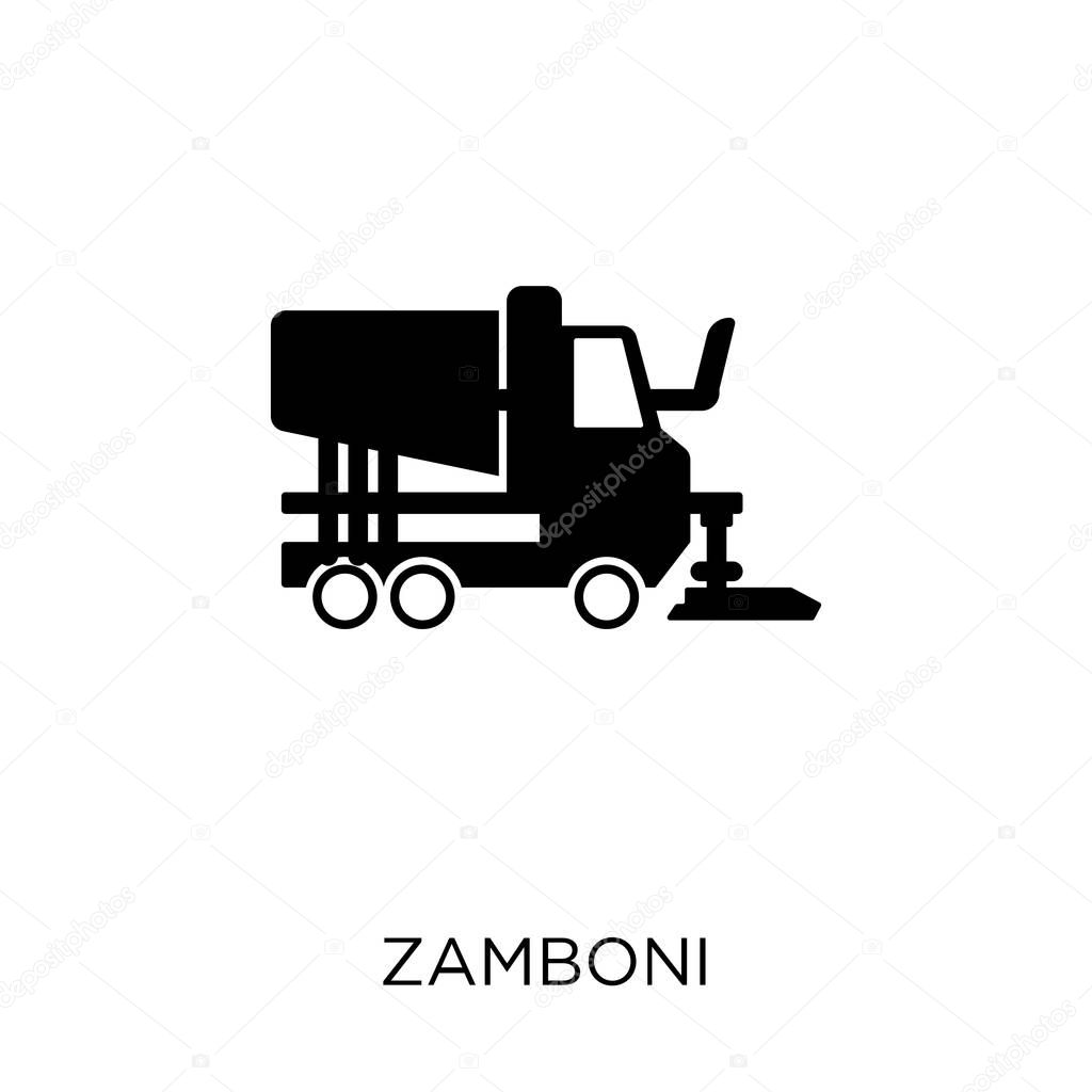Zamboni icon. Zamboni symbol design from Transportation collection.