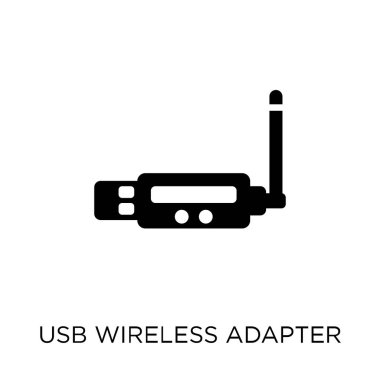 USB radyo uyarlamak kutsal kişilerin resmi. USB kablosuz adaptör simgesi tasarım elektronik cihazlar Collection.
