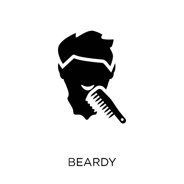 Beardy Pictogram Beardy Symbool Ontwerp Uit Hygiëne Collectie Eenvoudig Element — Stockvector