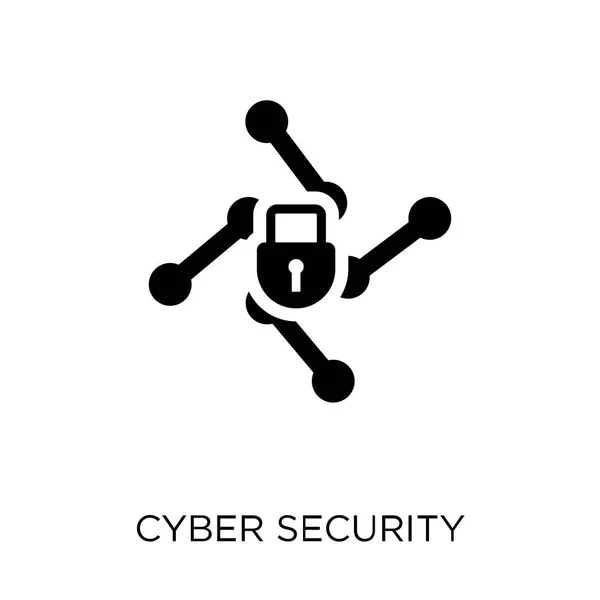 Cyber Zabezpečení Ikony Cyber Security Symbol Design Kolekce Zabezpečení Internetu — Stockový vektor
