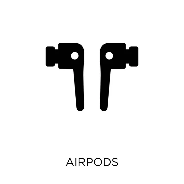 Airpods Εικονίδιο Airpods Σύμβολο Σχεδιασμού Από Την Συλλογή Της Ασφάλειας — Διανυσματικό Αρχείο
