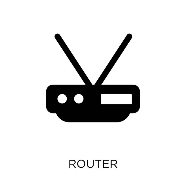 Router Symbol Router Symboldesign Aus Der Netzwerksammlung Einfache Elementvektorabbildung Auf — Stockvektor