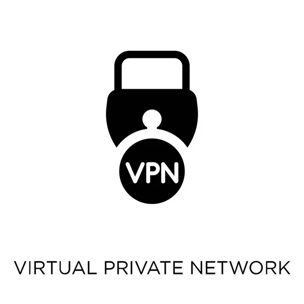Virtual Private Network Icon Virtual Private Network Symbol Design Internet — Stock Vector