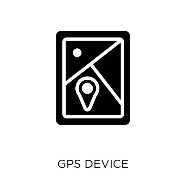 Icono Del Dispositivo Gps Diseño Símbolos Dispositivos Gps Colección Maps — Vector de stock
