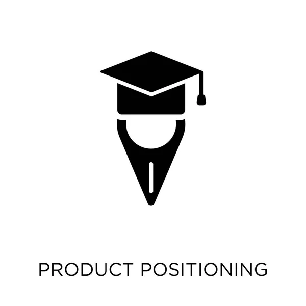 Het Pictogram Van Positionering Van Het Product Product Positionering Symbool — Stockvector