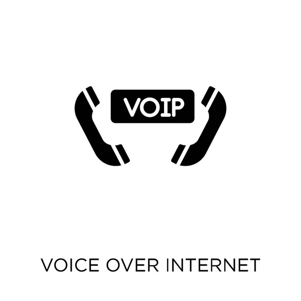 Stemme Internet Protokol Ikon Voice Internet Protokol Symbol Design Fra – Stock-vektor