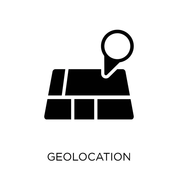 Icono Geolocalización Diseño Símbolos Geolocalización Colección Maps Locations Ilustración Simple — Vector de stock