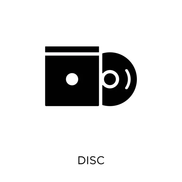 Icona Del Disco Disc Symbol Design Della Collezione Music Semplice — Vettoriale Stock