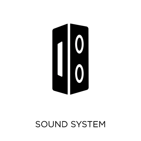 Icône Système Sonore Symbole Sonore Collection Music Illustration Vectorielle Élément — Image vectorielle