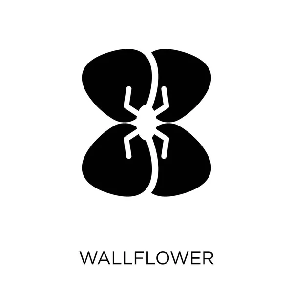 Wallflower Pictogram Wallflower Symbool Ontwerp Uit Natuur Collectie Eenvoudig Element — Stockvector