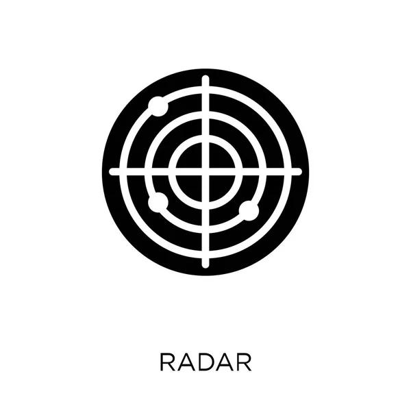 Radar Pictogram Radar Symbool Ontwerp Uit Nautische Collectie Eenvoudig Element — Stockvector