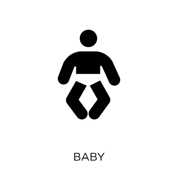 Ícone Bebé Design Símbolo Bebê Coleção Pessoas Ilustração Vetorial Elemento — Vetor de Stock