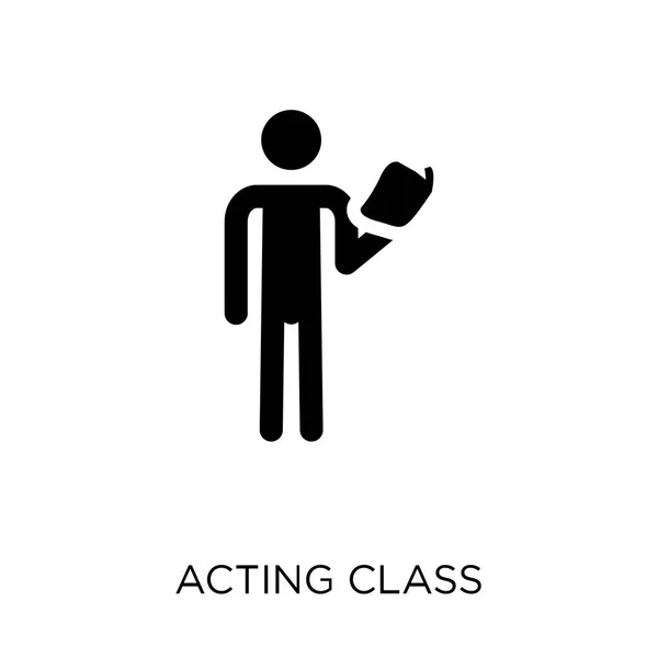 Acting Class Icon Acting Class Symbol Design People Collection Simple — Stock Vector