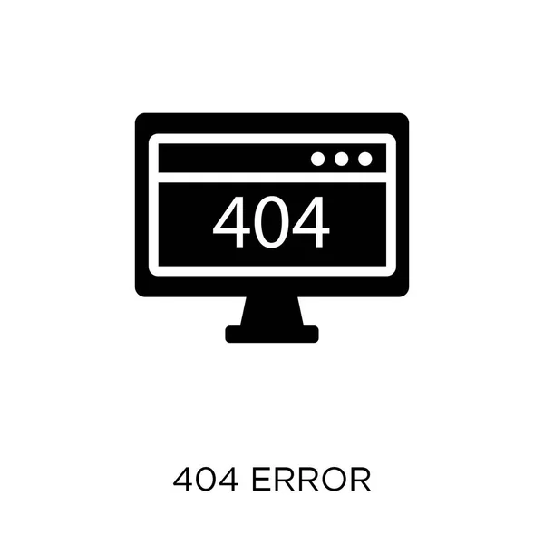 404 아이콘입니다 프로그래밍 컬렉션에서 404 디자인입니다 바탕에 간단한 일러스트 — 스톡 벡터