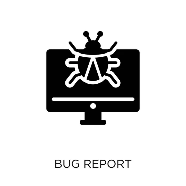 Bug Report Icon Bug Report Symbol Design Programming Collection Simple — Stock Vector