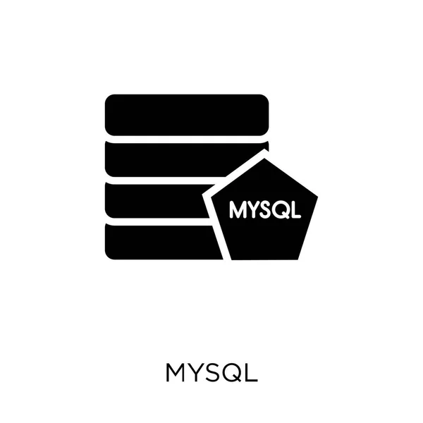 Mysql Icon Mysql Symbol Design Programming Collection Simple Element Vector — Stock Vector