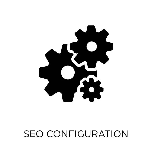 Иконка Seo Configuration Дизайн Символов Seo Confession Коллекции Seo Простая — стоковый вектор