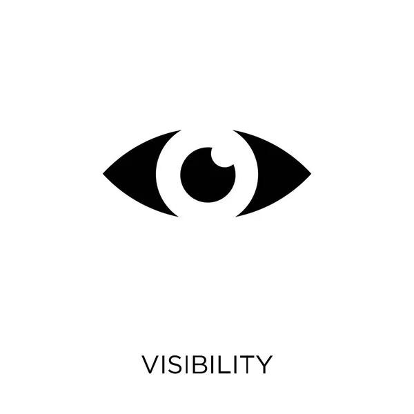 Icono Visibilidad Diseño Símbolos Visibilidad Colección Seo Ilustración Simple Del — Vector de stock