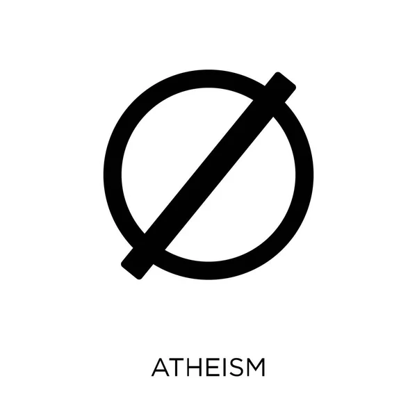 Atheismus Ikone Atheismus Symboldesign Aus Der Religionssammlung Einfache Elementvektorabbildung Auf — Stockvektor