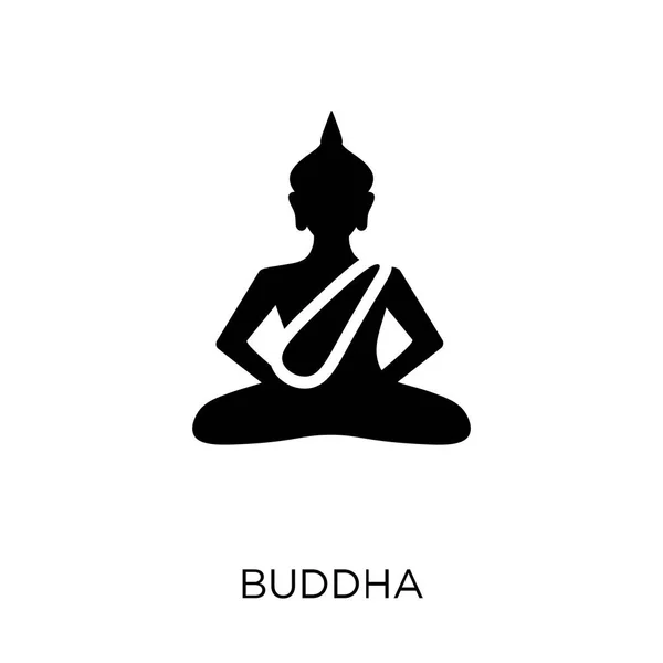 Ícone Buda Buda Símbolo Design Coleção Religião Ilustração Vetorial Elemento —  Vetores de Stock