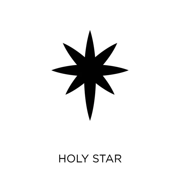 Icono Estrella Santa Diseño Símbolo Estrella Sagrada Colección Religion Ilustración — Archivo Imágenes Vectoriales