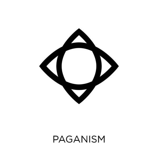 Icono Del Paganismo Diseño Del Símbolo Del Paganismo Colección Religión — Vector de stock