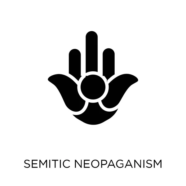 Ícone Semita Neopaganismo Semitic Neopaganism Design Símbolo Coleção Religião Ilustração — Vetor de Stock