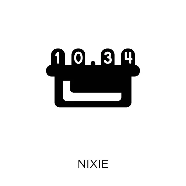 Nixie Symbol Nixie Symboldesign Aus Der Wissenschaftssammlung Einfache Elementvektorabbildung Auf — Stockvektor