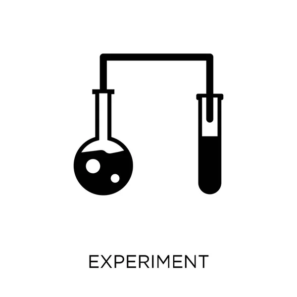实验图标 实验符号设计从科学收藏 简单的元素向量例证在白色背景 — 图库矢量图片
