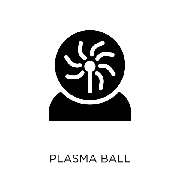 Plasma Boll Ikonen Plasma Boll Symbol Design Från Science Collection — Stock vektor